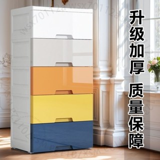 臺南出貨 桌下抽屜式收納櫃多功能塑膠整理箱床頭櫃傢用收納櫃防水儲物櫃子 5 W F