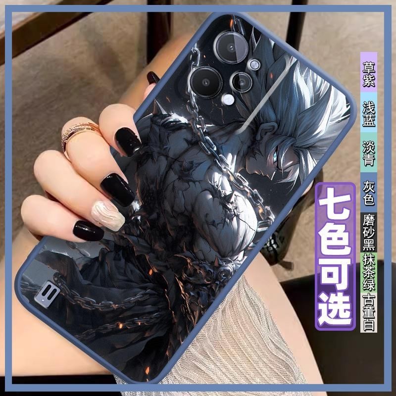 OPPO Realme C31/真我C31手機殼防水硅膠軟殼全包掛飾奢華情侶簡約搞怪透明抖音款潮流淺藍彩色紫色閨蜜