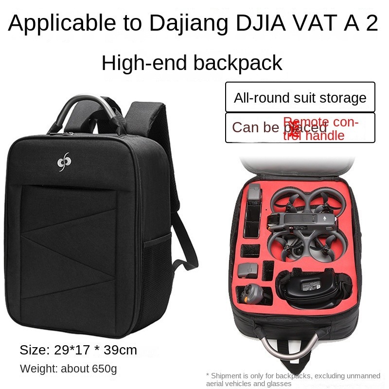 適用DJI Avata 2後背包 便攜收納包 便攜收納包 防水配件包
