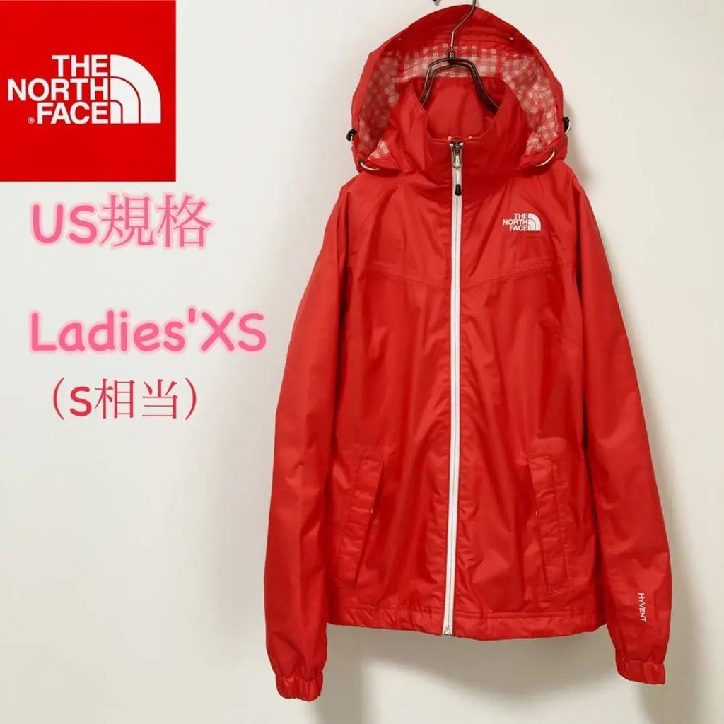 THE NORTH FACE 北面 夾克外套 XS 紅色 女裝 US尺寸 Hyvent mercari 日本直送 二手