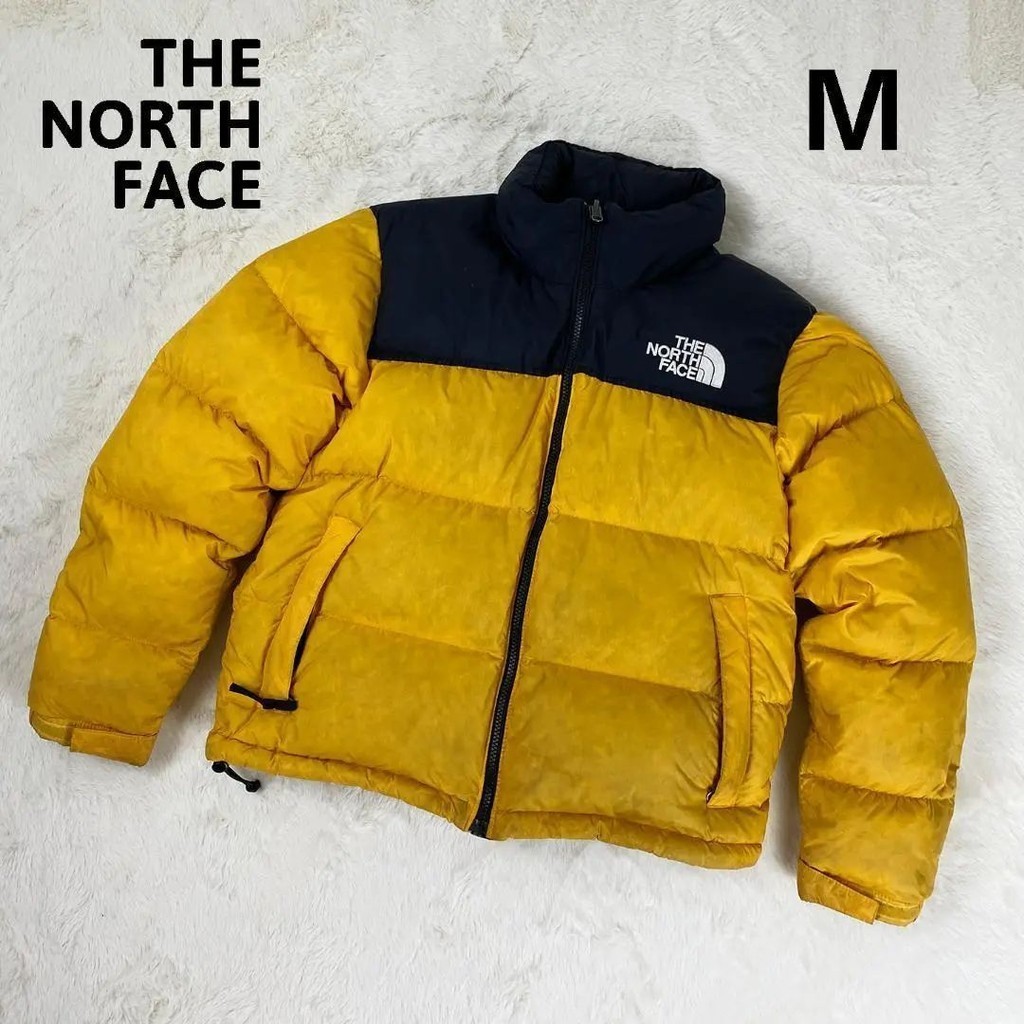 THE NORTH FACE 北面 夾克外套 700Fill Nuptse 黄色 mercari 日本直送 二手
