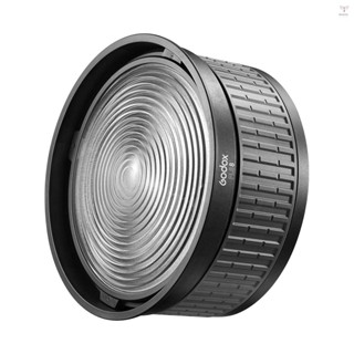 Godox FLS8 8 英寸 Fresnle 鏡頭專業攝影配件,帶 Bowens 安裝便攜包,用於視頻燈