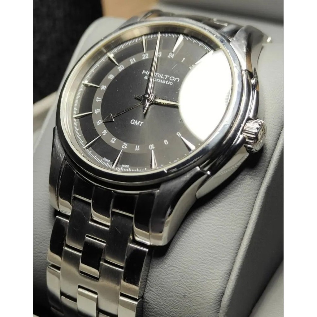 HAMILTON 手錶 JAZZMASTER GMT 自動上鏈 日本直送 二手