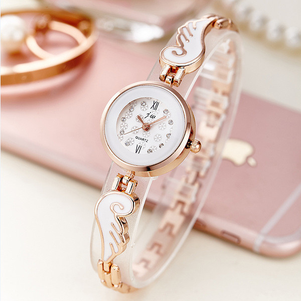 熱賣#正品牌韓版時尚手錶 女款石英錶手鐲手鏈手錶 女士學生鋼帶時裝錶4sp