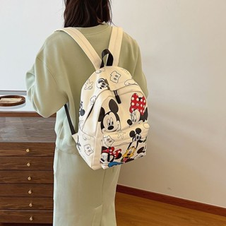 可愛卡通米奇後背包新款大容量時尚旅行背包學生上課書包後背包