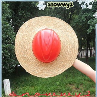 SNOWWY2夏季防曬面罩,寬大帽檐夏季遮陽帽,新建草編工作現場帽子戶外春夏
