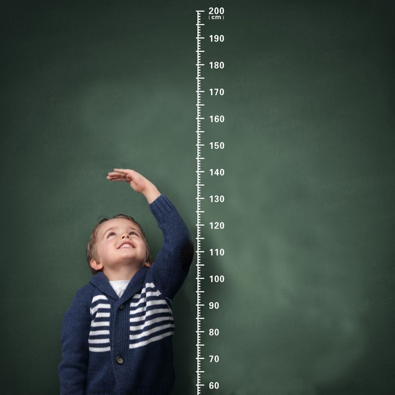 【身高牆貼】兒童成人家用學校醫院體檢舞蹈教室量身高貼2米尺子測量儀牆貼