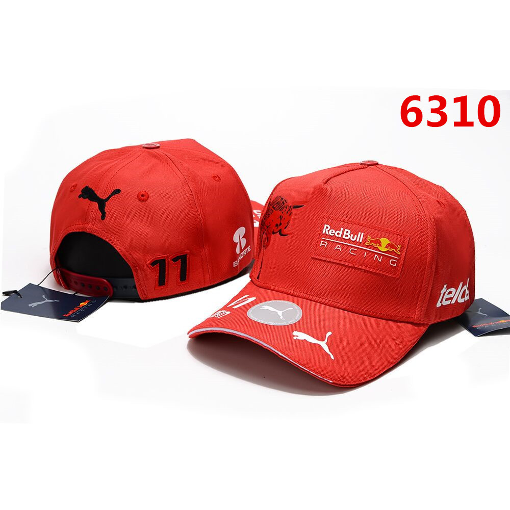 RED BULL 庫存更新高品質純棉新帽子紅牛 PUMA 中性男士女士運動帽戶外帽現貨更新網帽高品質棉帽