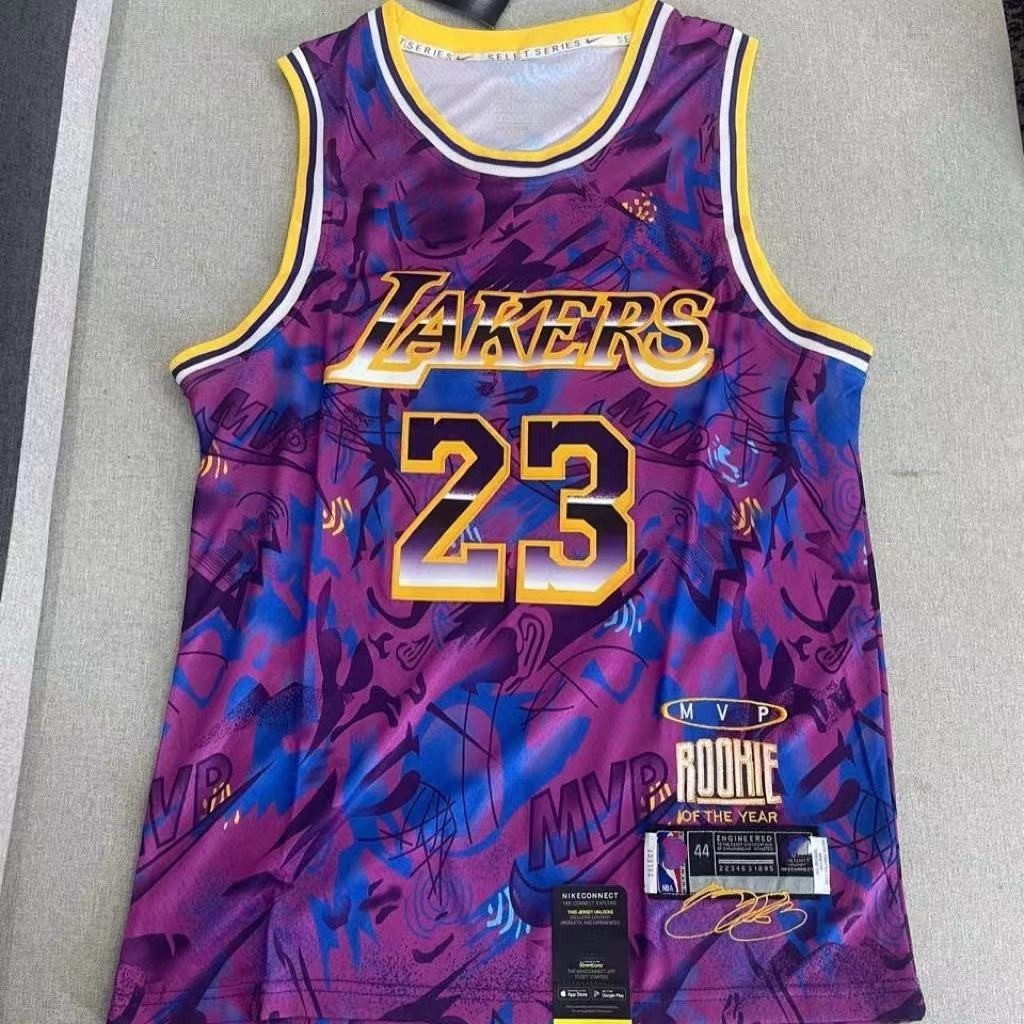 詹姆斯MVP球衣LeBron James 23號簽名特別版刺繡籃球服男女款