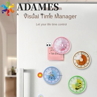 ADAMES倒數計時器,時間管理提醒視覺化廚房定時器,貓熊60分鐘自律視覺機械計時器