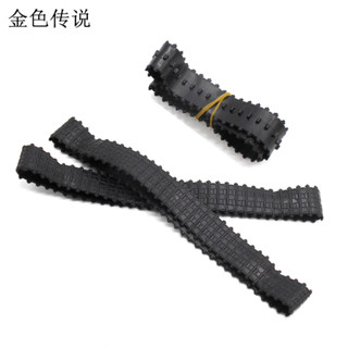 封閉式環形橡膠履帶 DIY模型坦克機器人輪胎履帶手工玩具拼裝配件