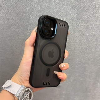 散熱霧面 防指紋 磁吸無線充 防摔殼 適用於 iPhone 16 15 14 13 Pro Max 手機殼 保護殼