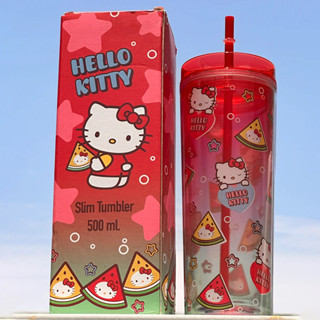 HelloKitty吸管杯大容量高顏值少女心塑膠杯便攜戶外隨行杯辦公室少女心卡哇伊水壺
