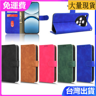 適用oppo find X8 5G手機殼保護套翻蓋多卡槽膚感牛皮紋復古簡約皮套素面色書本式手機殼