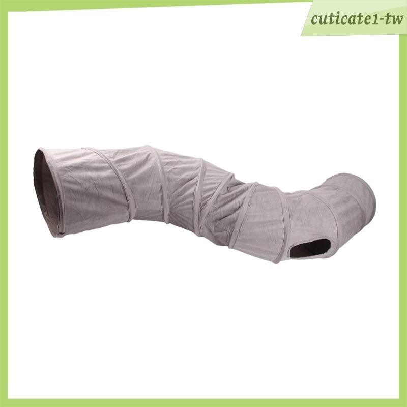 [CuticatecbTW] 可折疊貓隧道管互動玩具帳篷室內床屋管迷宮適用於兔子小貓室內貓小動物小貓