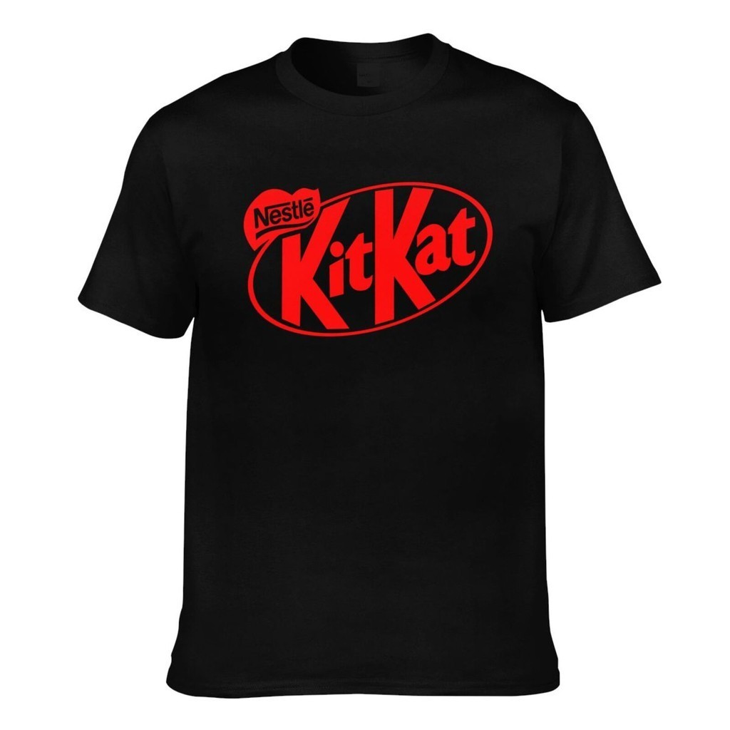 時尚 T 恤 Kit Kat Kitkat Candy Bar 有趣的男士日常穿著