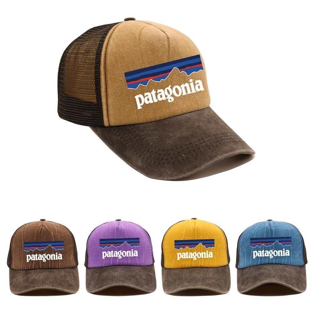 【OMG】 patagonia 帽 帽子 帽子男 透氣運動帽巴塔哥尼亞帽子卡車司機帽透氣鴨舌帽休閒遮陽帽跑步休閒棒球帽子