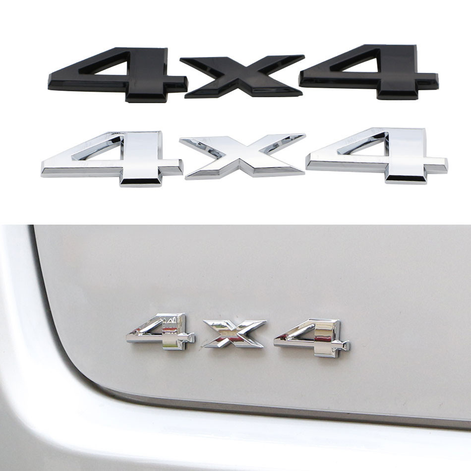 3d 汽車貼紙 4x4 四輪驅動標誌徽章徽章貼花汽車造型配件