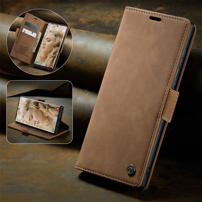 SAMSUNG 全新 Note 10 Plus 手機殼適用於三星 M60s S23 豪華磁鐵手機錢包翻蓋皮革 Note