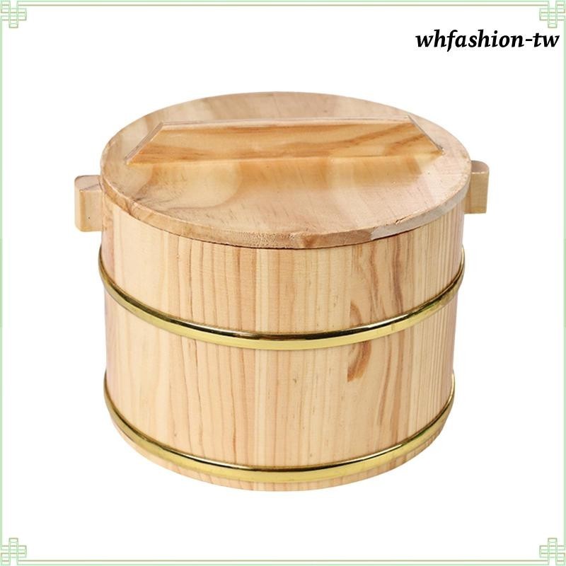 [WhfashionTW] 木製蒸飯桶耐熱餐盤食品容器
