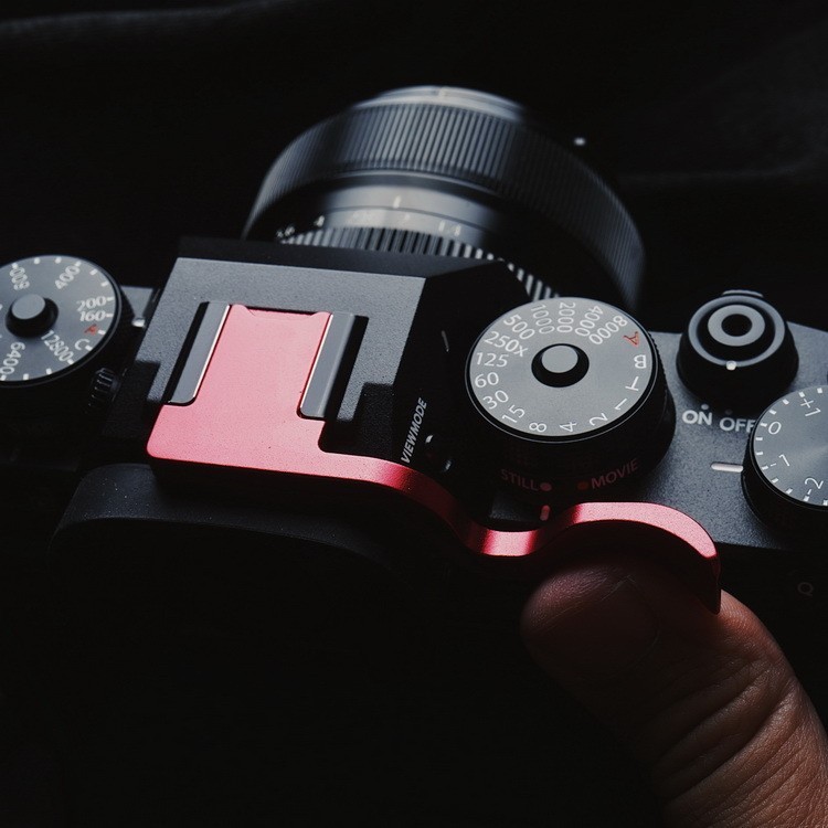 相機配件 原創富士X-T4 XT4指柄 標準版 xt4專用熱靴保護 相機配件手感絲滑