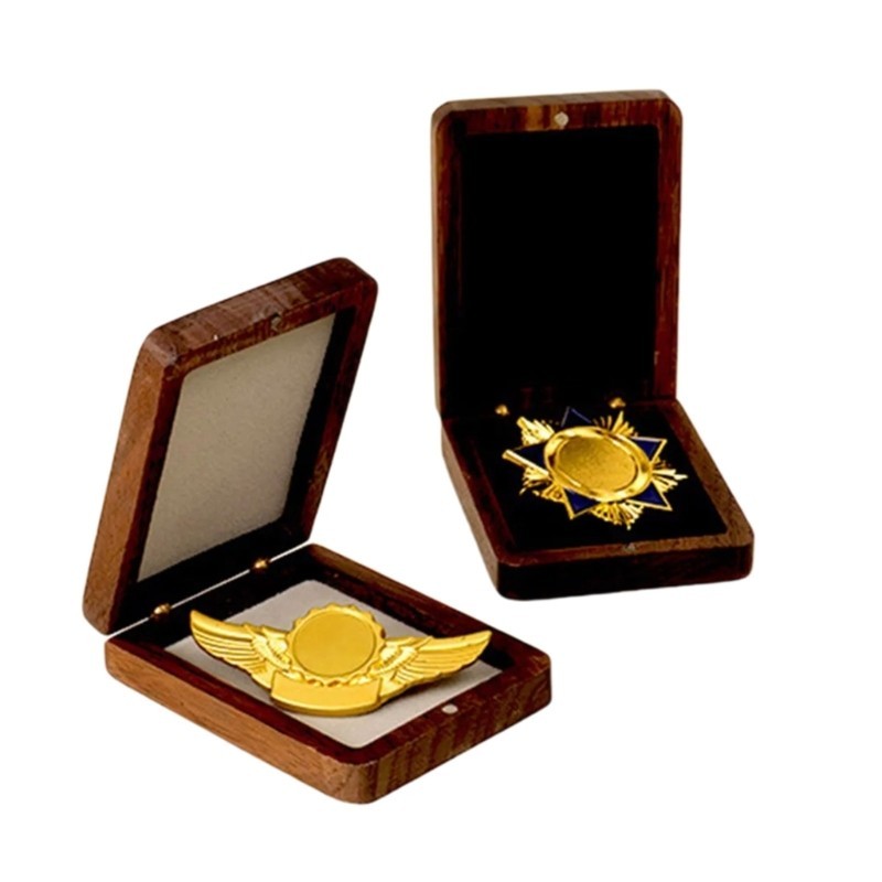 R* 獎牌展示櫃優雅徽章容器便攜式儲物盒,用於紀念幣首飾收納盒