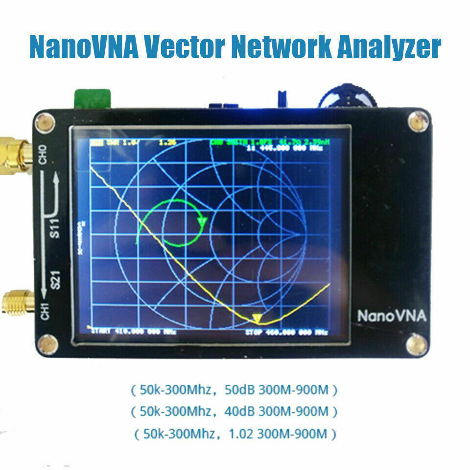 NanoVNA 矢量網路分析儀 天線分析儀 短波 MF HF VHF UHF 天分