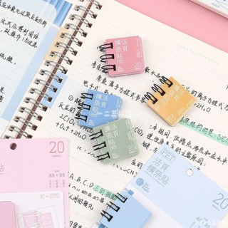 臺灣出貨🎧 【1870人收藏】初品/活頁擴張貼 小眾diy正方形自帶膠索引便利貼重複使用免打孔 便籤貼紙 標籤貼