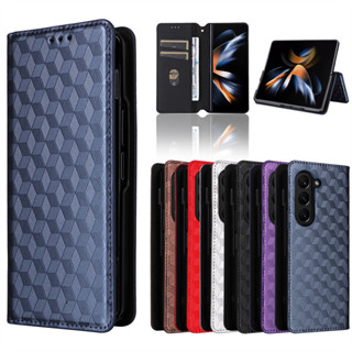 ✅臺灣現貨✅三星 Samsung Galaxy Z FOLD5 4 3翻蓋手機套插卡錢包z fold6防摔手機殼保護皮套
