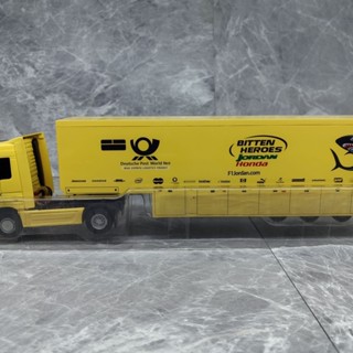 現貨IXO 1/43 BENZ ACTROS 賓士集裝箱模型 車頭合金車廂塑膠靜態擺件