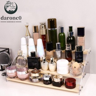 DARONC0亞克力收納展示架,2/3/4/5層透明人偶模型架子,可拆卸的梯型香水化妝品儲物支架