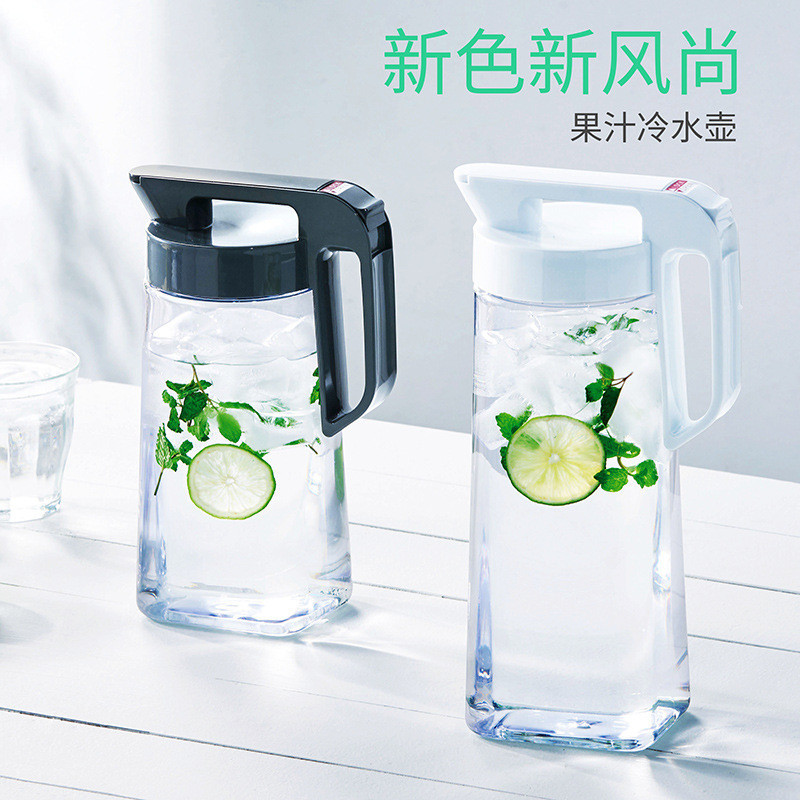 日本Asvel涼水壺冷水壺果汁壺 耐熱水壺水瓶塑膠大容量壺1.6L