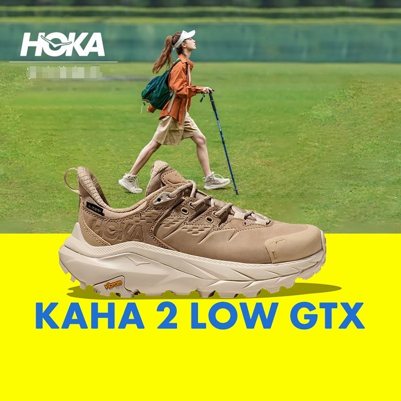 高品質鞋 Hoka One One kaha2 low GTX 低幫登山鞋跑步鞋皮革減震防水支撐