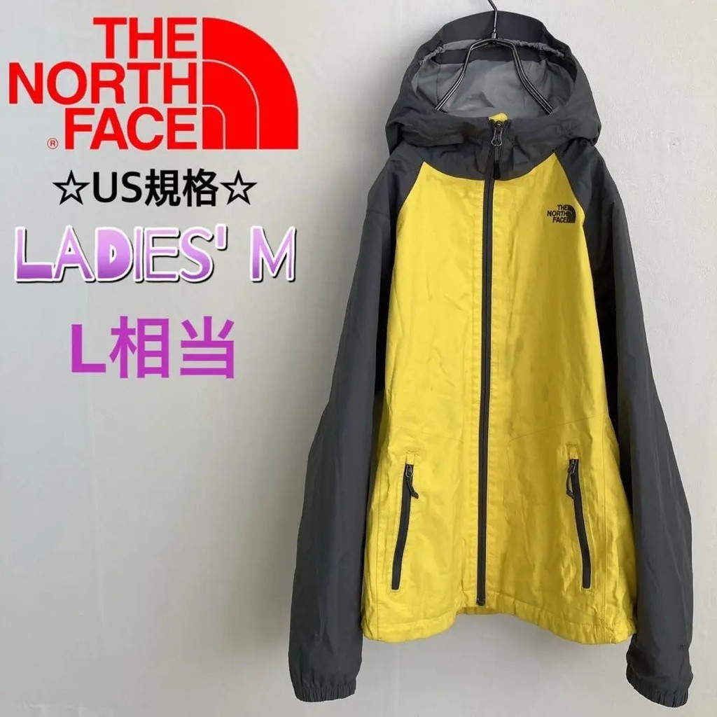 THE NORTH FACE 北面 夾克外套 黃色 女裝 US尺寸 Hyvent 日本直送 二手