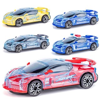 抖音網紅兒童玩具燈光電動慣性玩具汽車模型玩具