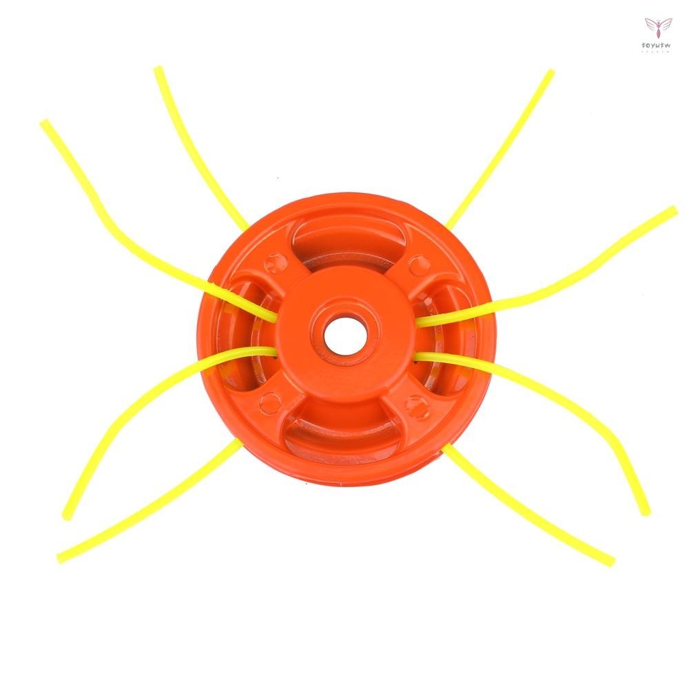 鋁製割草機頂部割草機頂部 Strimmer 割草機配件,帶 4 根修剪繩