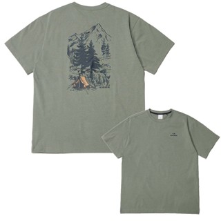 【EIDER】男排汗快乾短袖印花上衣 / 24EDMM24258-[卡其綠、天空藍、白]