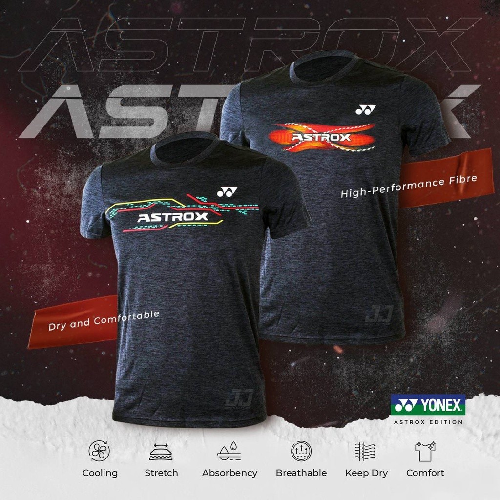 Yonex Astrox 圓領 T 恤(100% 0riginal)