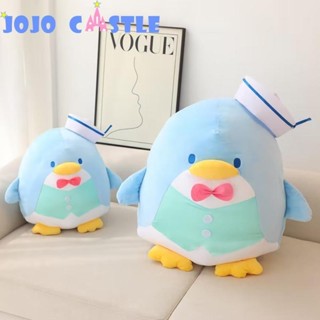 JOJO CASTLE 35/50cm 可愛燕尾服山姆毛絨玩具三麗鷗企鵝公仔毛絨動物非常柔軟的毛絨玩具抱枕毯聖誕女孩兒童