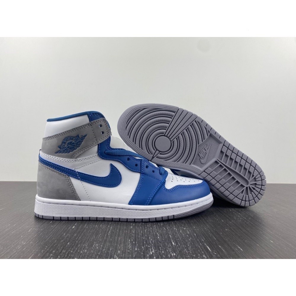 Nk * 100% Ori * ready Air Jordan 1 high OG 真藍/白水泥灰 dz5485-41