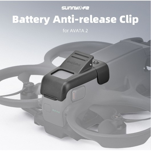 Sunnylife DJI Avata 2 電池防脫扣夾 電池加固鎖定防鬆脫落卡扣配件