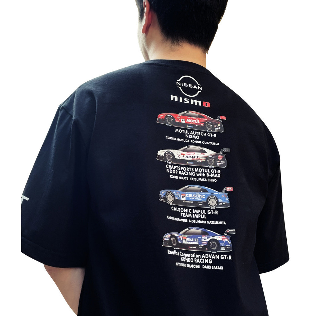 NISSAN Gtr短袖日產nismo Super Gt紀念T恤JDM戰神R35方程式F1賽車周邊