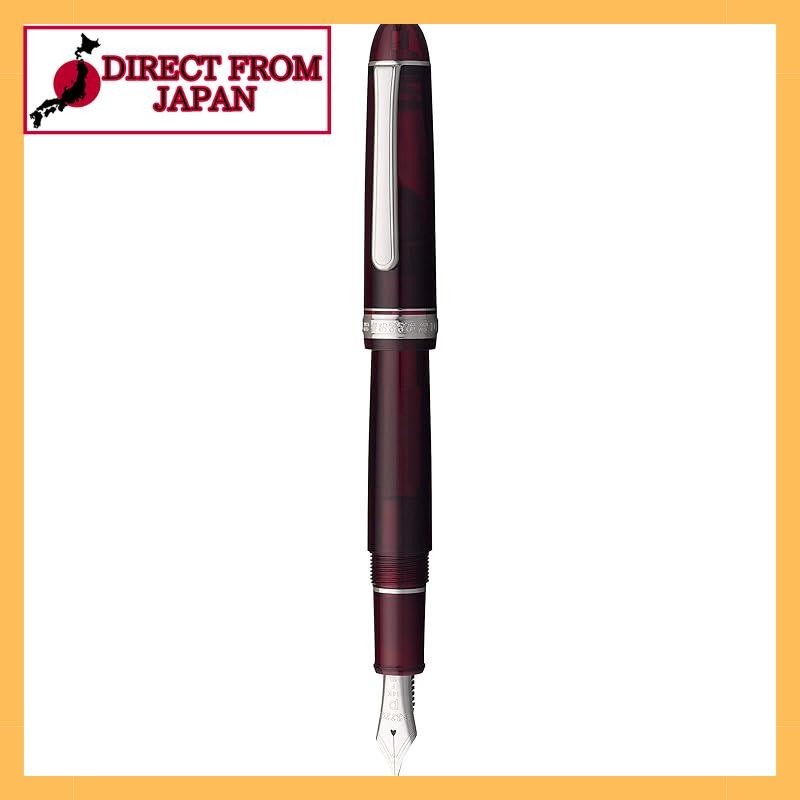 白金鋼筆  鋼筆 #3776 世紀銠 紅酒紅 細字 PNB-18000CR #71-2