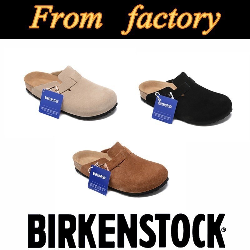 Birkenstock德國波士頓真皮軟木勃肯高品質拖鞋男女時尚休閒涼鞋9999999999999999999999999