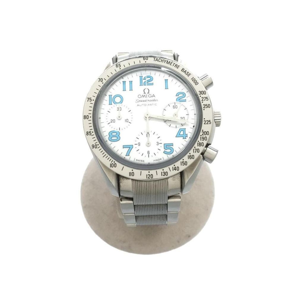 OMEGA 歐米茄 手錶SPEEDMASTER LADY計時腕錶 貝殼 字盤 不鏽鋼 日本直送 二手