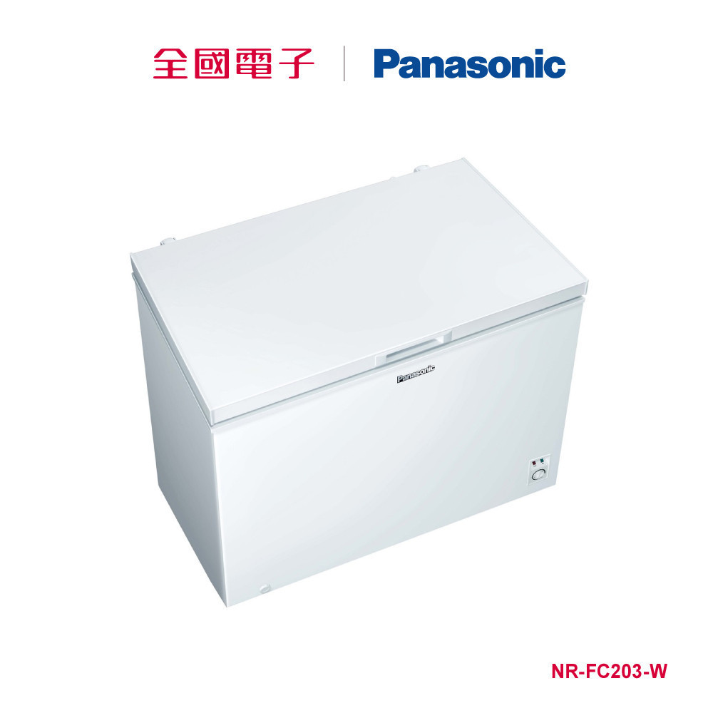 Panasonic 200L上掀式冷凍櫃  NR-FC203-W 【全國電子】