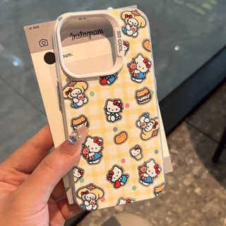 拚色活力漢堡凱特相容Apple16/5promax手機殻iPhone1423Femalexr78plus NS5W