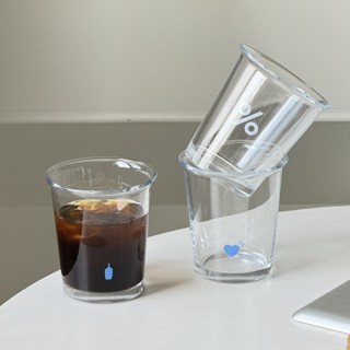 新店特惠+今日促銷價#日本杯子 小藍瓶 現貨日本bluebottle藍瓶子京都限定款三角凹口玻璃杯咖啡杯水杯子