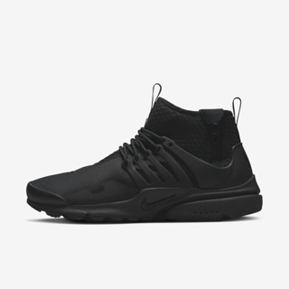 Nike Air Presto Mid Utility 男 休閒鞋 經典 襪套式 中筒 全黑 [DC8751-003]