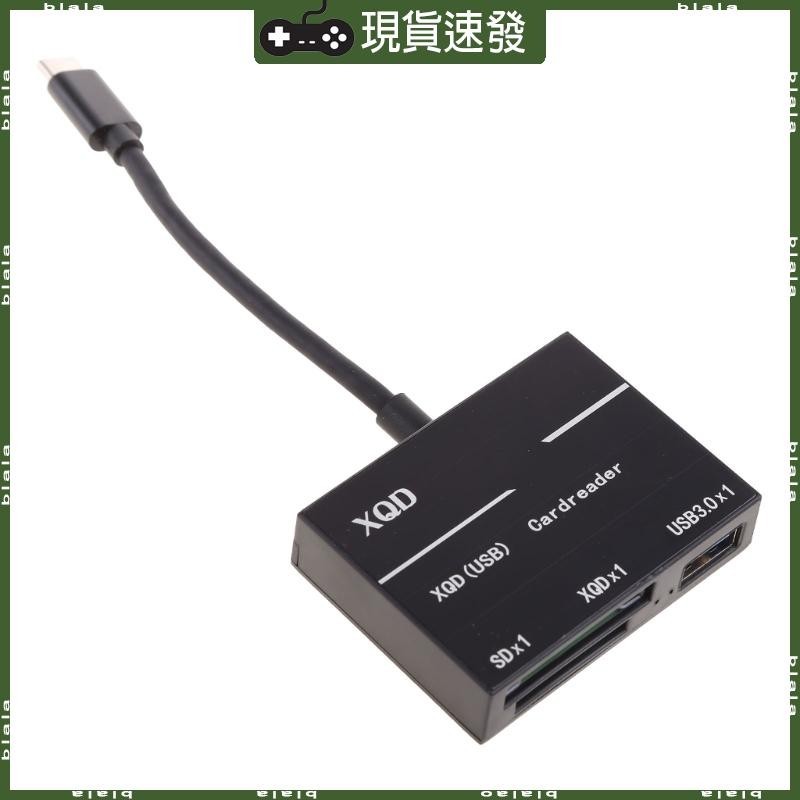 Blala Type-C 轉 XQD SD 速度讀卡器 USB3 0 相機電腦套件適配器